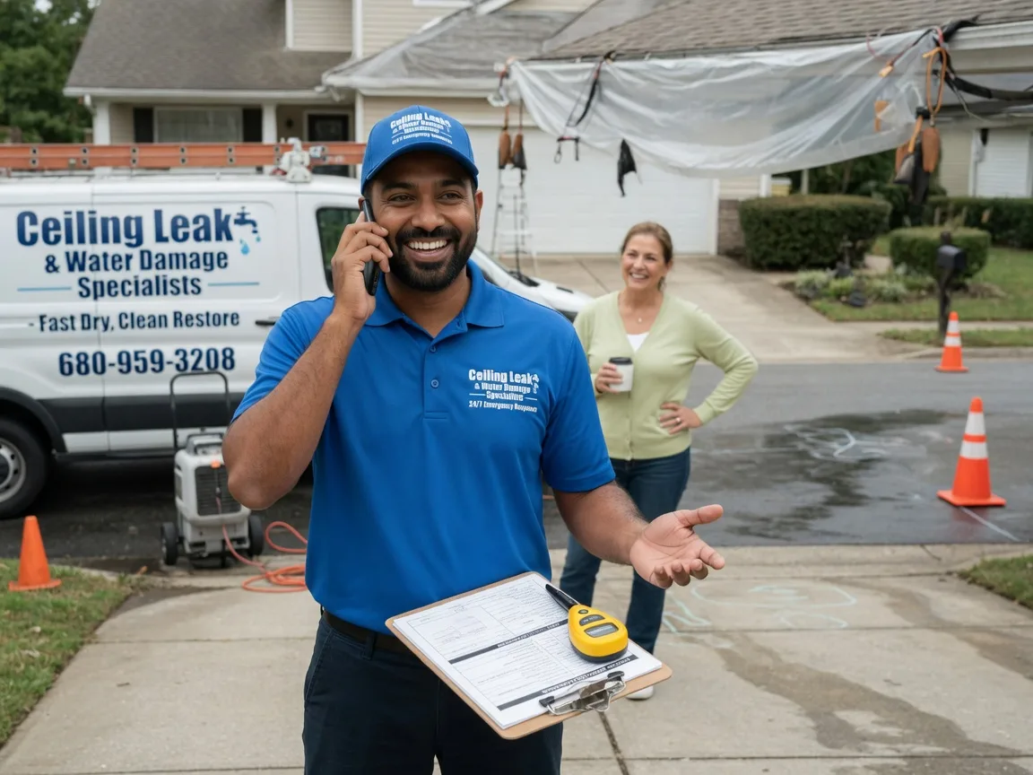 Ceiling Leak Cleanup Bryan, TX FAQs
